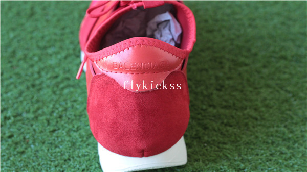 Balenciaga Race Runner Trainers Red